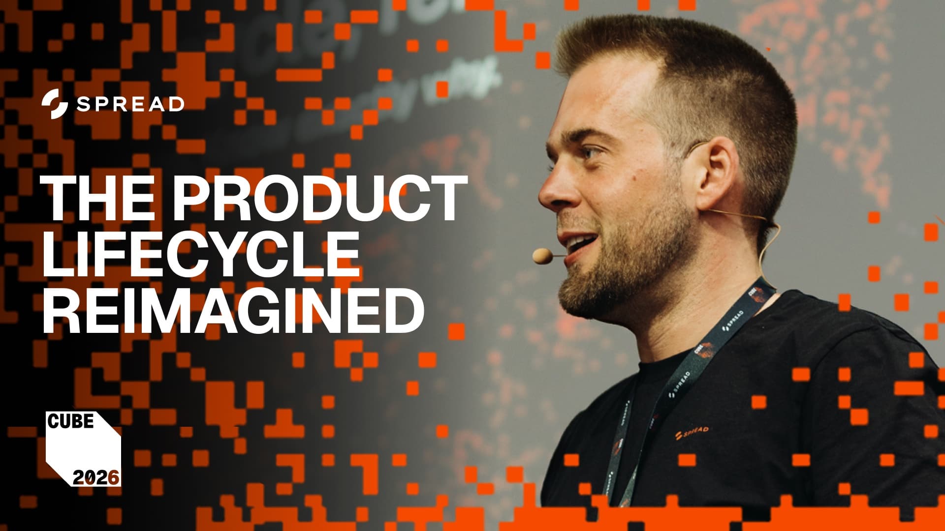 CUBE 2026 campaign artwork for The Product Lifecycle Reimagined